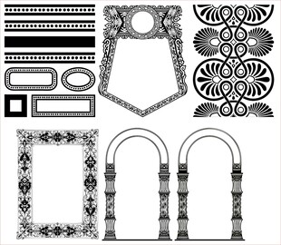 花纹 花边 角花 边框