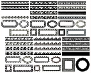 花纹 花边 角花 边框 中式花