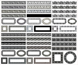 花纹 花边 角花 边框