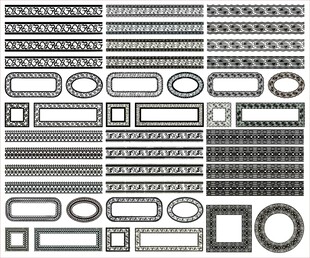 花纹 花边 角花 边框