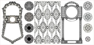 花纹 花边 角花 边框