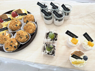 精致多样的美味甜点拼盘