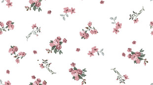 粉色小花简约图案背景
