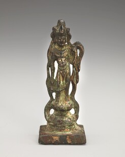 古代青铜神像雕塑
