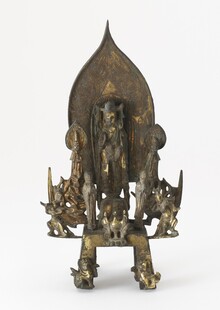 古代青铜神像雕塑