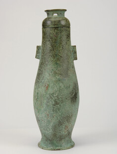 古朴双耳青铜花瓶