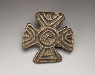复古十字金属徽章