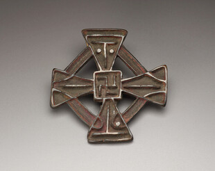 复古金属十字装饰品