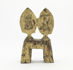 古代双连青铜造型器物