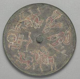 古代精美纹饰青铜镜