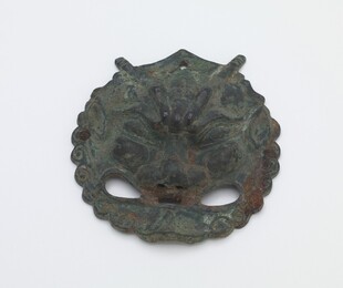 古老青铜兽面面具