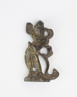 古代铜质舞蹈人物雕像