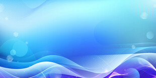 梦幻蓝紫渐变波浪背景图