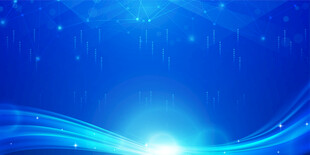 蓝色梦幻光效背景图