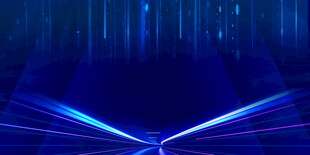 炫酷蓝色科技光效背景