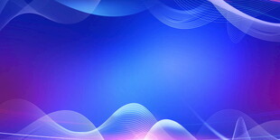 梦幻渐变蓝紫色波浪背景