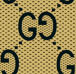 古驰经典双G图案纹理