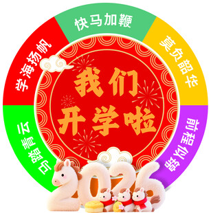 我们开学啦主题装饰布置