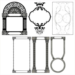 花纹 花边 角花 边框