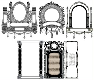 花纹 花边 角花 边框