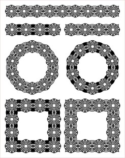 花纹 花边 角花 边框