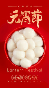 喜庆元宵佳节的美味汤圆