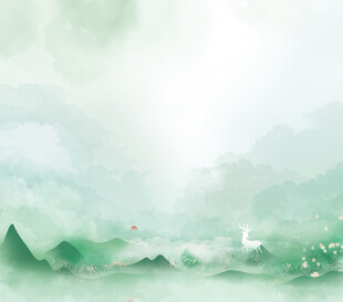 水墨山水意境图