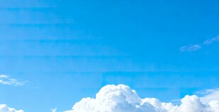 蓝天白云美景