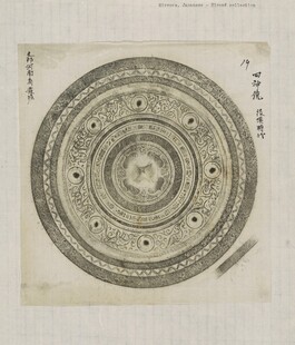 古代神秘圆形罗盘图案