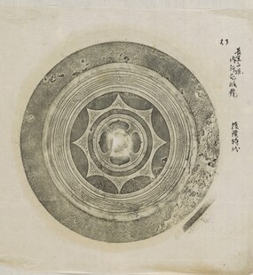 古代精美圆形纹饰图案