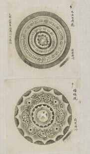 古代精美圆形纹饰图案