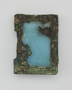 古物绿松石镶嵌青铜饰件