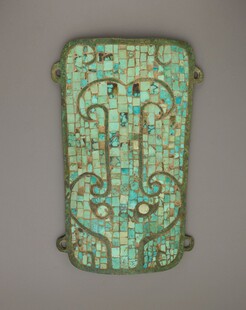 古雅绿松石镶嵌装饰物件