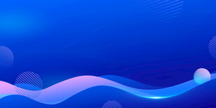 梦幻蓝紫渐变流体背景图