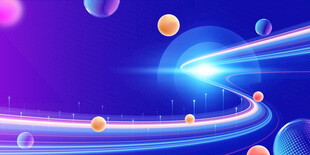 梦幻科技感宇宙元素背景