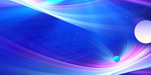 梦幻蓝色渐变抽象背景图