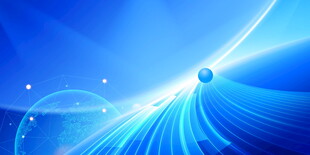 蓝色科技动感线条背景图