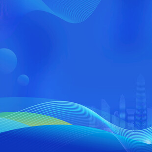 蓝色科技风抽象背景图