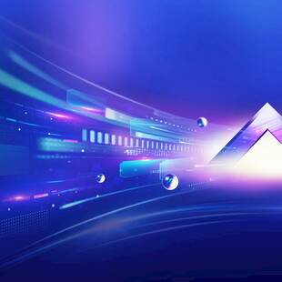 梦幻科技风未来列车景观