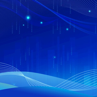 蓝色科技风抽象线条背景图