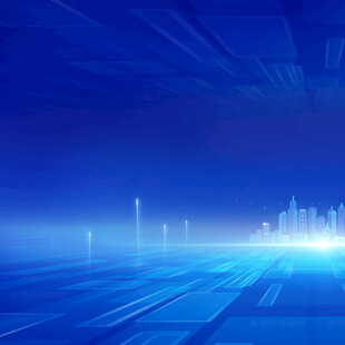 蓝色科技风未来感背景图