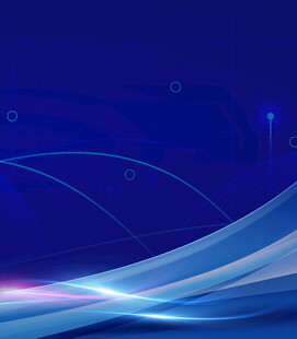 梦幻蓝色科技感流动背景
