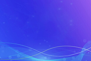 梦幻蓝紫渐变波浪背景图