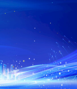 梦幻蓝色科技感背景画面