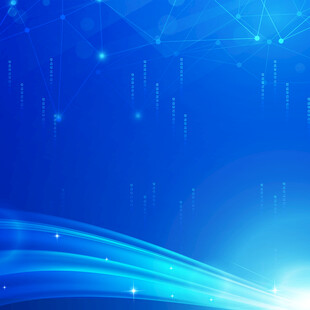 蓝色梦幻科技感背景图