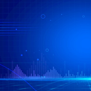 蓝色科技感数据背景图