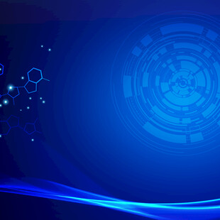 蓝色科技风抽象背景图案