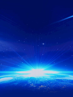 梦幻蓝色宇宙星空背景