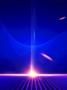 蓝色炫光科技感背景图