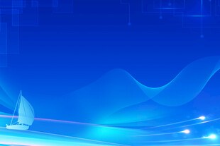 蓝色科技感线条背景图